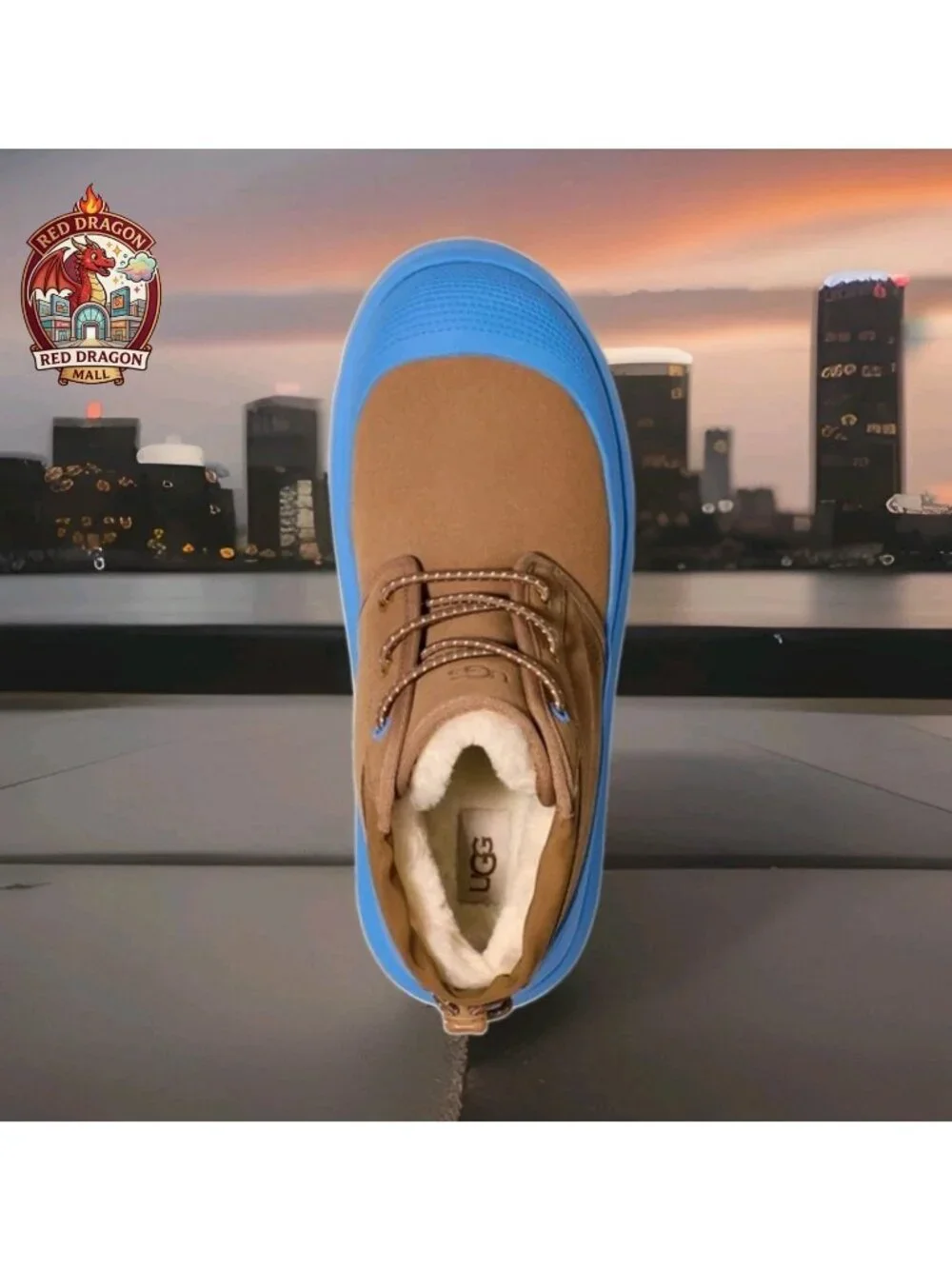 UGG Neumel Weather Hybrid Waterproof Chukka Chestnut Blue 1143991 - Men's Sz 11
